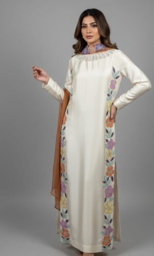 Ivory Silk Floral Bloom Ensemble