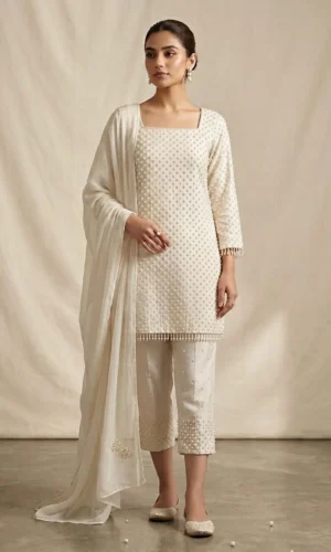 Ivory Pearl-Dusted Luxury Set